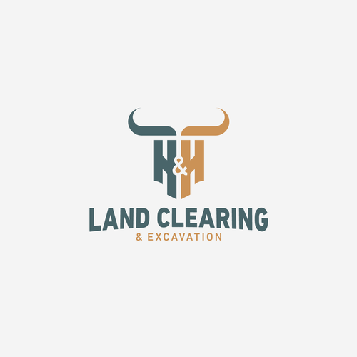 LOGO AND LETTER HEAD FOR H&H LAND CLEARING AND EXEXCAVATION Design von vecrow