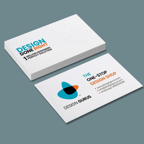 Business Card for DesignGurus.com Diseño de fastdesign86