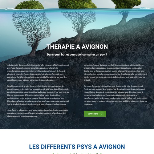 Web page design contest entry by TuDuong