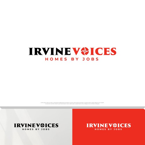 コンペ「Irvine Voices - Homes for Jobs Logo」のデザイン by AjiCahyaFさん 