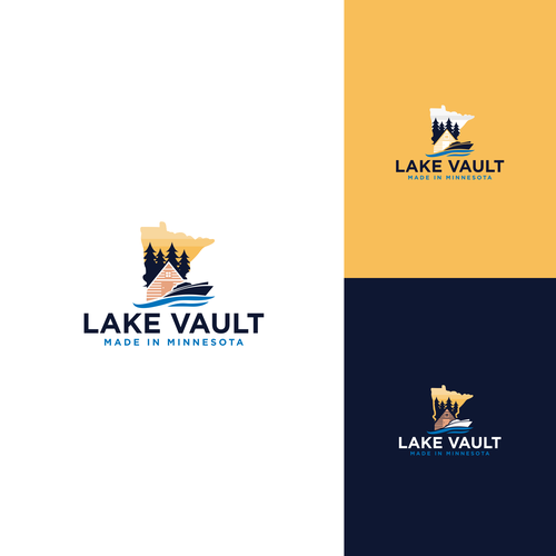 Designs Up North, Lake Life Storage box brand Logo design contest