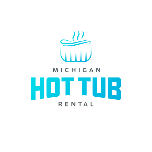 Michigan Hot Tub Rental Logo Design Contest Design by Matko Vlaić