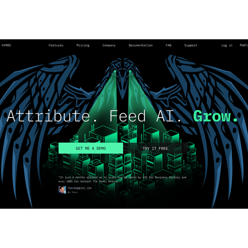 Designs | Mecha Raven GIANT Crazy Website Illustration (+Winner Gets ...