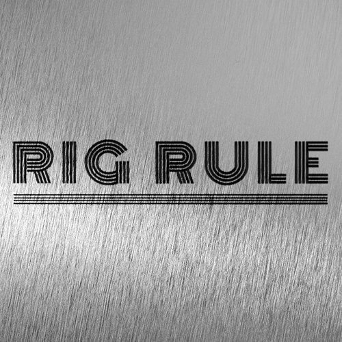 Rig Rule needs Lettering Design (wordmark) Design by designRays