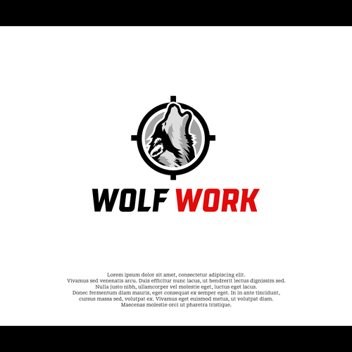 WOLF WORK ,or  WW   its a tactical brand military Design réalisé par emardesigns