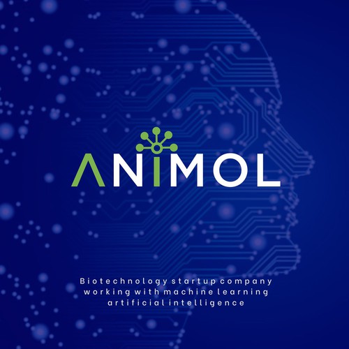 Logo for biotechnology company working with artificial intelligence Design by Livorno