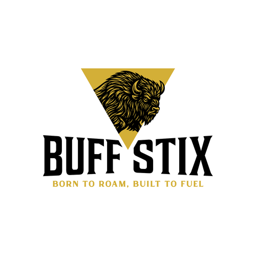 Buff Stix...Lean, Delicious, Buffalo Strong. Design by Brazuca Studio