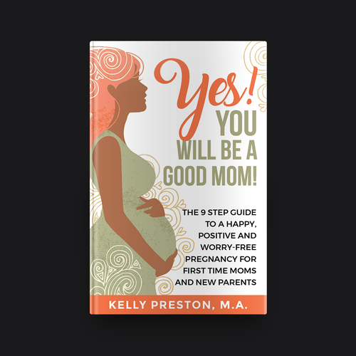 Design an ebook cover to reflect the beauty of pregnancy, and get rid of the new mom's fears. Design by romy