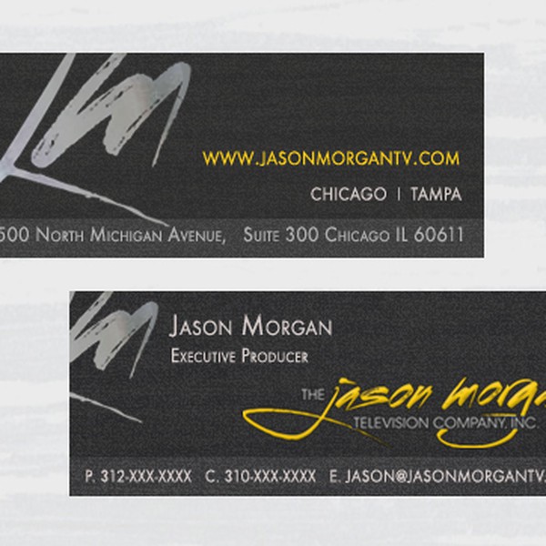 Stationery for The Jason Morgan Television Company, Inc.
