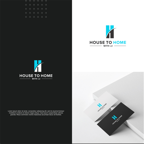 "House to Home with JJ" REAL ESTATE AGENT LOGO!! Réalisé par Sk Graphic