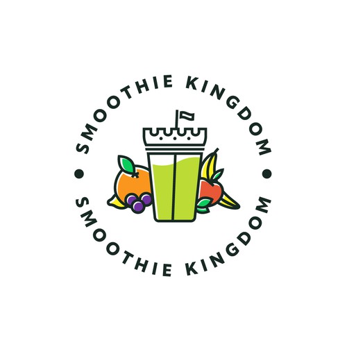 Logo for New Restaurant: Smoothie Kingdom Diseño de JonPo