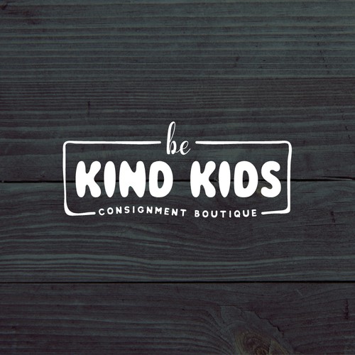 Be Kind!  Upscale, hip kids clothing store encouraging positivity Design por Sami  ★ ★ ★ ★ ★