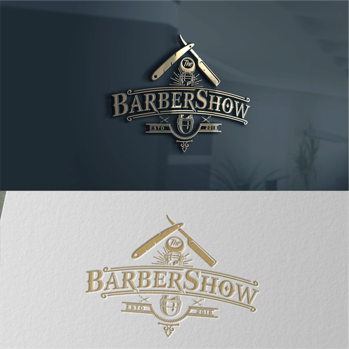 Crea una nueva sensación de barberia the barber show | Logo design contest  | 99designs