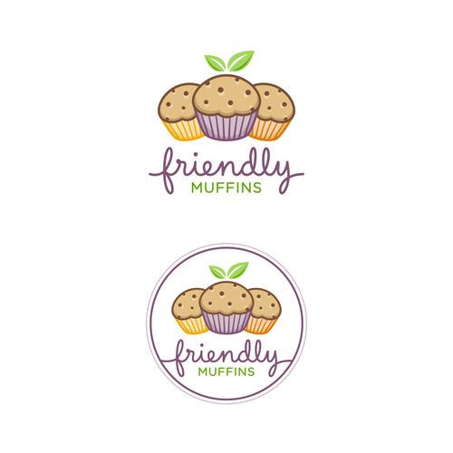 Logo for friendly muffins | Logo design contest | 99designs