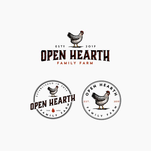 Open Hearth Farm needs a strong, new logo Design by CBT