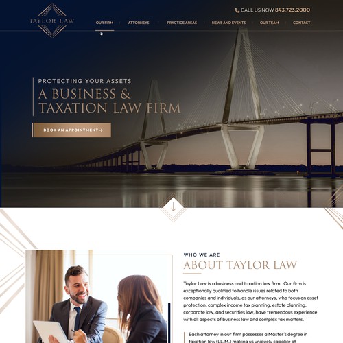 Taylow.Law Website and Software Platform Design by pb⚡️