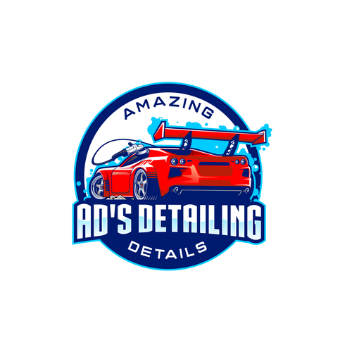 Fun & Professional Logo for established mobile car and boat detailing company Design by Vandi septiawan
