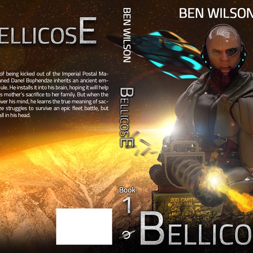 Sci-Fi Novel Cover Design, Start of Series. Design by ROALDIMAGEN