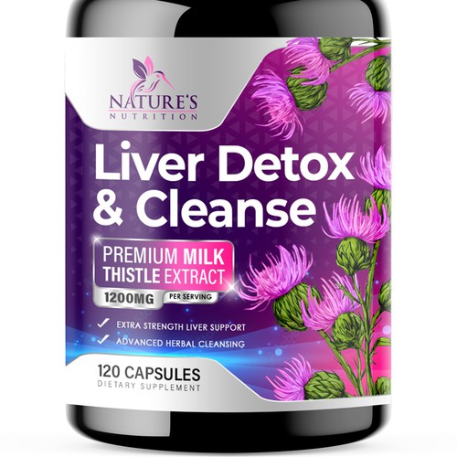 Natural Liver Detox & Cleanse Design Needed for Nature's Nutrition Ontwerp door Unik ART