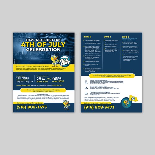 Infographic for 4th of July Design by Inventive Designs