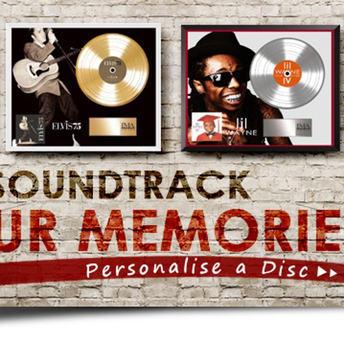 New banner ad wanted for Memorabilia 4 Music Réalisé par Underrated Genius