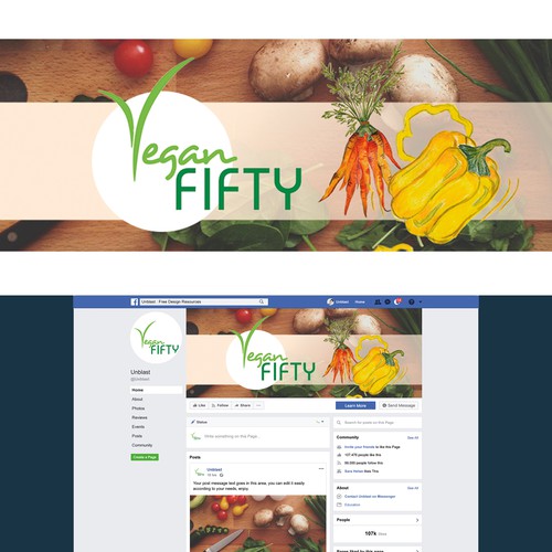 Facebook cover contest entry by Jan.