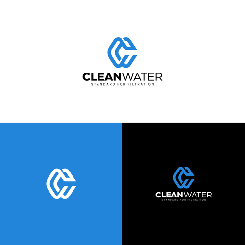 Simple Clean Logo for Water Filtration Company Design by Ricky Asamanis