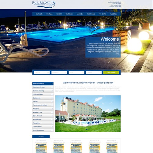 Web page design contest entry by DM.Design