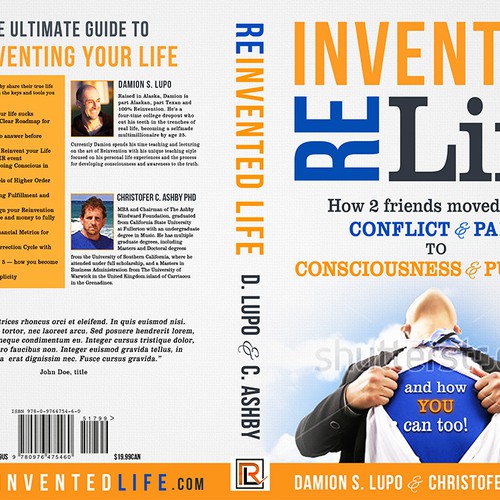 Help Reinvented Life with a new book or magazine cover Design by Nellista
