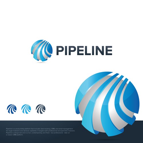 Diseño de Design a cool, sleek, tech-oriented logo for Pipeline de evermore™