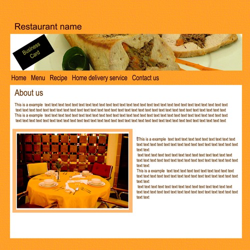 1-3 Page Website Template Design von Tony Frias