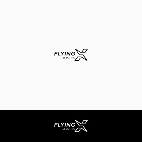 Flying X Electric Logo Design by himm.i