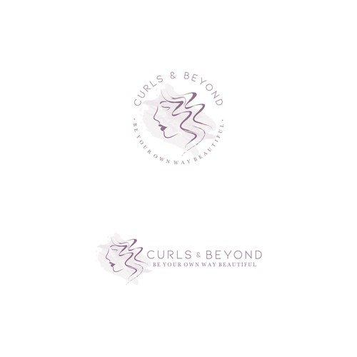 Logo for curly hair brand Diseño de GinaLó