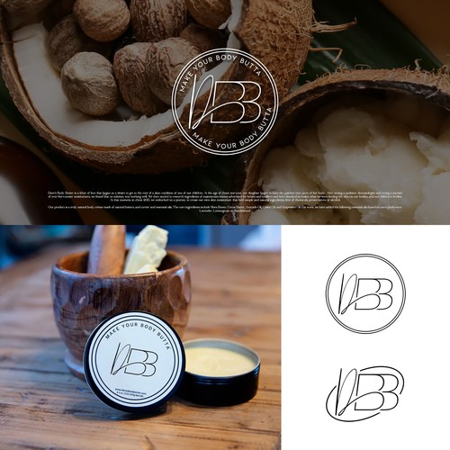 Perfect logo design for Dave's Body Butter (DBB) - Make your Body Butta! Design by 6ᐩ