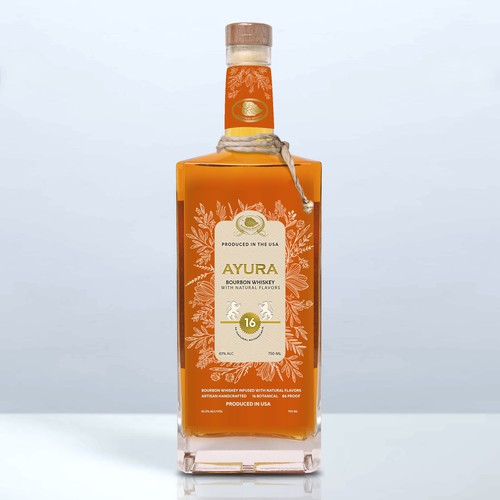 Design an attractive label for a new Bourbon Whiskey-ontwerp door Arman Hr