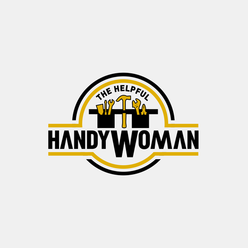 We need a design for our handywoman business that mixes masculine and feminine. Design by XarXi