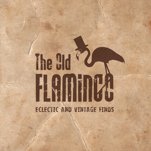 Create hip logo for THE OLD FLAMINGO that specializes in eclectic, vintage, upcycled furniture finds Diseño de Katerina Lebedeva