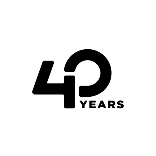 Looking for a modern, expressive 40 years jubilee logo Design by Murshedd3