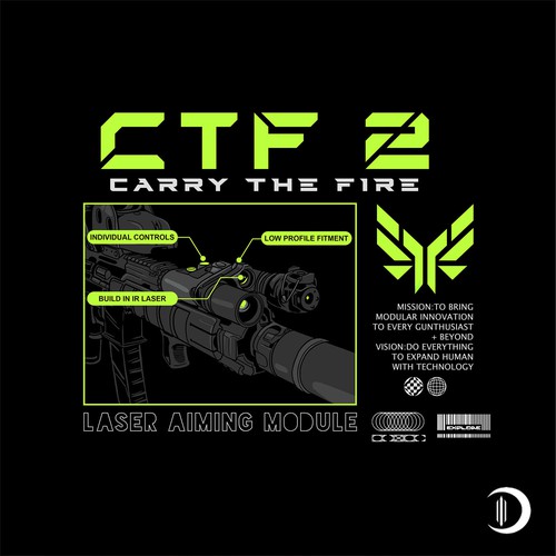 Full Artistic Night Vision Laser Sticker Freedom Source Files Provided Easy Money Design by DOTURNAL