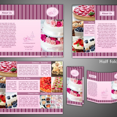 Help Cakes by grange with a new brochure design Design by Owjend