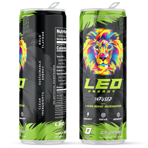 Energy Drink Label Design Design by ✝DeSiGnEr✝JOHN