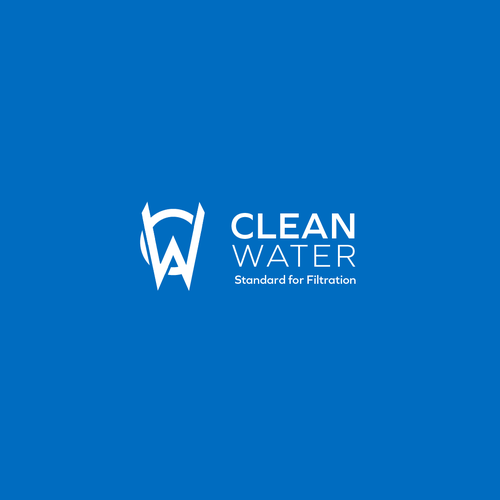 Simple Clean Logo for Water Filtration Company Design by m210297