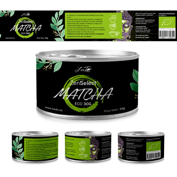 Diseño de Visual Teller titulado "Matcha Packaging"