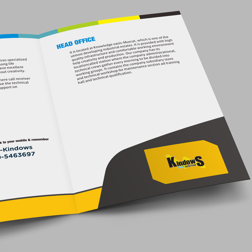 Create a company profile brochure Design by lookedaeng@rt