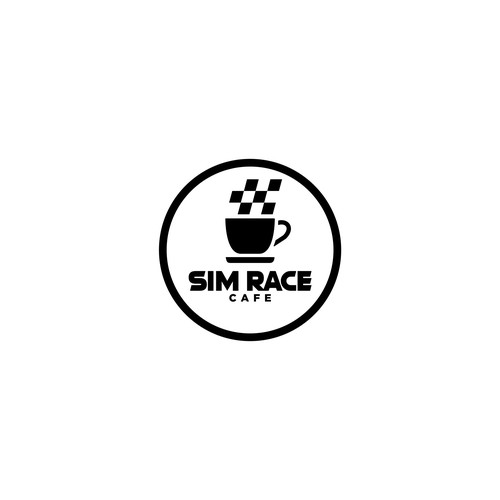 Logo für ein Sim Race Cafe Design by pronine9