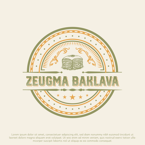 Design High quality Turkish baklava shops in Bosnia and Herzegovina di Kris1923