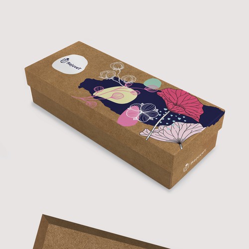 Box design for waterproof indoor slippers Design by ●GG●