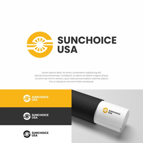 Solar Sales upscale logo -ontwerp door Yoan Maulana