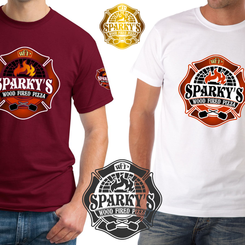 Help Sparky's Make Pie and create a brand for our wood-fired pizza business Design by DataDesign99d