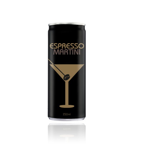 Logo / Product Design for new Espresso Martini beverage Design by leopink